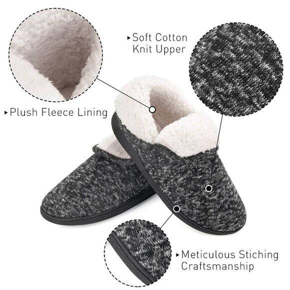 Women Slippers Warm House Shoes Fluffy Fuzzy 5 - Picture 3 of 8